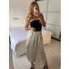 Kalhoty saténové harémky letní dlouhé dámské (S/M ONE SIZE) ITALSKÁ MÓDA IMM239535UN/DU