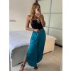 Kalhoty saténové harémky letní dlouhé dámské (S/M ONE SIZE) ITALSKÁ MÓDA IMM239535UN/DU (Velikost S/M/L, Barva béžová)