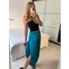 Kalhoty saténové harémky letní dlouhé dámské (S/M ONE SIZE) ITALSKÁ MÓDA IMM239535UN/DU (Velikost S/M/L, Barva béžová)