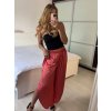 Kalhoty saténové harémky letní dlouhé dámské (S/M ONE SIZE) ITALSKÁ MÓDA IMM239535UN/DU (Velikost S/M/L, Barva béžová)