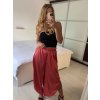 Kalhoty saténové harémky letní dlouhé dámské (S/M ONE SIZE) ITALSKÁ MÓDA IMM239535UN/DU (Velikost S/M/L, Barva béžová)