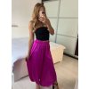 Kalhoty saténové harémky letní dlouhé dámské (S/M ONE SIZE) ITALSKÁ MÓDA IMM239535UN/DU (Velikost S/M/L, Barva béžová)