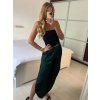 Kalhoty saténové harémky letní dlouhé dámské (S/M ONE SIZE) ITALSKÁ MÓDA IMM239535UN/DU (Velikost S/M/L, Barva béžová)