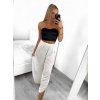 Kalhoty saténové harémky letní dlouhé dámské (S/M ONE SIZE) ITALSKÁ MÓDA IMM239535UN/DU (Velikost S/M/L, Barva béžová)