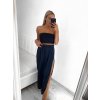Kalhoty saténové harémky letní dlouhé dámské (S/M ONE SIZE) ITALSKÁ MÓDA IMM239535UN/DU (Velikost S/M/L, Barva béžová)