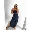 Kalhoty saténové harémky letní dlouhé dámské (S/M ONE SIZE) ITALSKÁ MÓDA IMM239535UN/DU (Velikost S/M/L, Barva béžová)