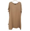 Šaty letní oversize krátký rukáv dámské (L/XL/2XL ONE SIZE) ITALSKÁ MÓDA IMWB23321/DU (Velikost XL/2XL, Barva Černá)