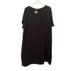 Šaty letní oversize krátký rukáv dámské (L/XL/2XL ONE SIZE) ITALSKÁ MÓDA IMWB23321/DU (Velikost XL/2XL, Barva Černá)
