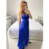 Šaty společenské dlouhé bez rukávu dámské (S/M ONE SIZE) ITALSKÁ MÓDA IM9235192/DU (Velikost S/M/L, Barva béžová)