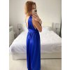 Šaty společenské dlouhé bez rukávu dámské (S/M ONE SIZE) ITALSKÁ MÓDA IM9235192/DU (Velikost S/M/L, Barva béžová)