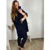 Tunika teplá dlouhý rukáv dámská nadrozměr (3XL-6XL) EBELIEVE MA121S-2027/DU