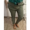 Kalhoty dlouhé strečové dámské nadrozměr (XL/2XL/3XL ONE SIZE) ITALSKÁ MÓDA IMWQ23034/DUR