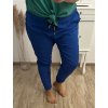 Kalhoty dlouhé strečové dámské nadrozměr (XL/2XL/3XL ONE SIZE) ITALSKÁ MÓDA IMWQ23034/DUR (Velikost XL/2XL, Barva Černá)