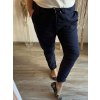 Kalhoty dlouhé strečové dámské nadrozměr (XL/2XL/3XL ONE SIZE) ITALSKÁ MÓDA IMWQ23034/DUR