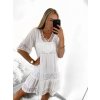Šaty letní krajkové krátký rukáv dámské (L/XL ONE SIZE) ITALSKÁ MÓDA IMBM23055/DR