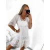 Šaty letní krajkové krátký rukáv dámské (L/XL ONE SIZE) ITALSKÁ MÓDA IMBM23055/DR