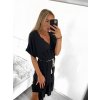 Šaty letní krátký rukáv dámské (S/M/L ONE SIZE) ITALSKÁ MÓDA IM323BELT/DU (Velikost M/L, Barva béžová)