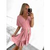 Šaty letní krátký rukáv dámské (S/M/L ONE SIZE) ITALSKÁ MÓDA IM323BELT/DU (Velikost M/L, Barva béžová)