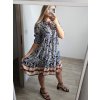 Šaty košilové oversize krátký rukáv dámské nadrozměr (XL/2XL ONE SIZE) ITALSKá MODA IM723005/DUR
