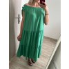 Šaty letní bez rukávů dámské (S/M ONE SIZE) ITALSKá MóDA IM823001/DU