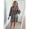 Šaty košilové letní oversize dlouhý rukáv dámské nadrozměr (S/M/L/XL/2XL ONE SIZE) ITALSKá MóDA IM8239802-10/DR (Velikost XL/2XL, Barva hnědá leopard)