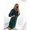 Šaty volnočasové košilové 3/4 rukáv dámské nadrozměr (L/XL/2XL ONE SIZE) ITALSKá MóDA IM423WOILA/DUR