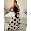 Šaty dlouhé letní bez rukávu dámské (S/M ONE SIZE) ITALSKÁ MÓDA IMM23M3667/DUR