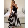 Šaty dlouhé letní bez rukávu dámské (S/M ONE SIZE) ITALSKÁ MÓDA IMM23M3667/DUR