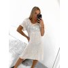 Šaty volnočasové krátký rukáv dámské nadrozměr (L/XL/2XL ONE SIZE) ITALSKá MóDA IM423FELIS/DUR