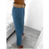 Kalhoty letní riflové dámské (S/M ONE SIZE) ITALSKá MóDA IM723100/DU