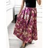 Sukně dlouhá saténová dámská (S/M ONE SIZE) ITALSKÁ MÓDA IMM23M22197-2/DU (Velikost S/M/L, Barva růžová fuchsiová)