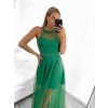 Šaty společenské dlouhé bez rukávu dámské (S/M ONE SIZE) ITALSKÁ MÓDA IM3236286/DU (Velikost S/M/L, Barva béžová)