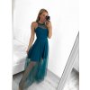 Šaty společenské dlouhé bez rukávu dámské (S/M ONE SIZE) ITALSKÁ MÓDA IM3236286/DU (Velikost S/M/L, Barva béžová)