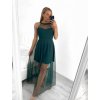 Šaty společenské dlouhé bez rukávu dámské (S/M ONE SIZE) ITALSKÁ MÓDA IM3236286/DU (Velikost S/M/L, Barva béžová)