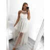 Šaty společenské dlouhé bez rukávu dámské (S/M ONE SIZE) ITALSKÁ MÓDA IM3236286/DU (Velikost S/M/L, Barva béžová)