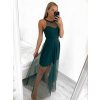 Šaty společenské dlouhé bez rukávu dámské (S/M ONE SIZE) ITALSKÁ MÓDA IM3236286/DU (Velikost S/M/L, Barva béžová)