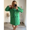 Kabát flaušový dlouhý rukáv dámský nadrozměr (3XL/4XL ONE SIZE) ITALSKÁ MÓDA IMWQ233262 (Velikost 3XL/4XL, Barva Černá)