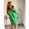 Kabát flaušový dlouhý rukáv dámský nadrozměr (3XL/4XL ONE SIZE) ITALSKÁ MÓDA IMWQ233262 (Velikost 3XL/4XL, Barva Černá)