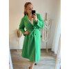 Kabát flaušový dlouhý rukáv dámský nadrozměr (3XL/4XL ONE SIZE) ITALSKÁ MÓDA IMWQ233264