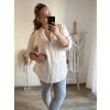 Tunika košilová dlouhý rukáv dámská nadrozměr (3XL/4XL ONE SIZE) ITALSKÁ MÓDA IMWQ233252/DUR