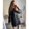 Bunda  s kapucí dámská nadrozměr (2XL/3XL/4XL ONE SIZE) ITALSKÁ MÓDA IM423KIRA-2N/DU