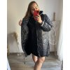 Bunda  s kapucí dámská nadrozměr (2XL/3XL/4XL ONE SIZE) ITALSKÁ MÓDA IM423KIRA-2N/DU