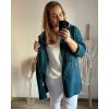 Kabát oversize na zip s kapucí dámský nadrozměr (2XL/3XL/4XL ONE SIZE) ITALSKá MóDA IM323BEAUTIFUL/DU