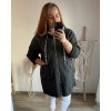 Kabát oversize na zip s kapucí dámský nadrozměr (2XL/3XL/4XL ONE SIZE) ITALSKá MóDA IM323BEAUTIFUL/DU