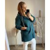 Kabát oversize na zip s kapucí dámský nadrozměr (2XL/3XL/4XL ONE SIZE) ITALSKá MóDA IM323BEAUTIFUL/DU