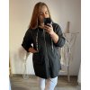 Kabát oversize na zip s kapucí dámský nadrozměr (2XL/3XL/4XL ONE SIZE) ITALSKá MóDA IM323BEAUTIFUL/DU