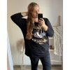 Tunika dlouhý rukáv dámská nadrozměr (3XL/4XL/5XL ONE SIZE) ITALSKá MóDA IM423LIVE/DUR
