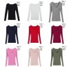 Svetr řádkový dlouhý rukáv dámský (S/M ONE SIZE) ITALSKá MóDA EXTRA ME  IMM22fd5808 (Velikost S/M/L, Barva bílá)