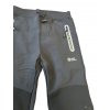 Chlapecké softshellové kalhoty zateplené Kugo HK5627, šedá / zelený zip
