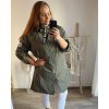 Bunda slabá s kapucí dámská nadrozměr (XL/2XL/3XL ONE SIZE) ITALSKÁ MÓDA IM4221307/DU (Velikost 2XL/3XL, Barva Černá)